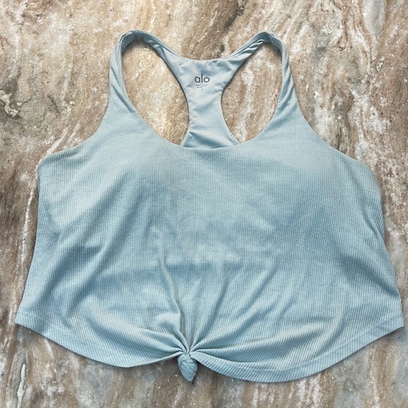 ALO Yoga Other - Alo Yoga Knot Bra - light blue